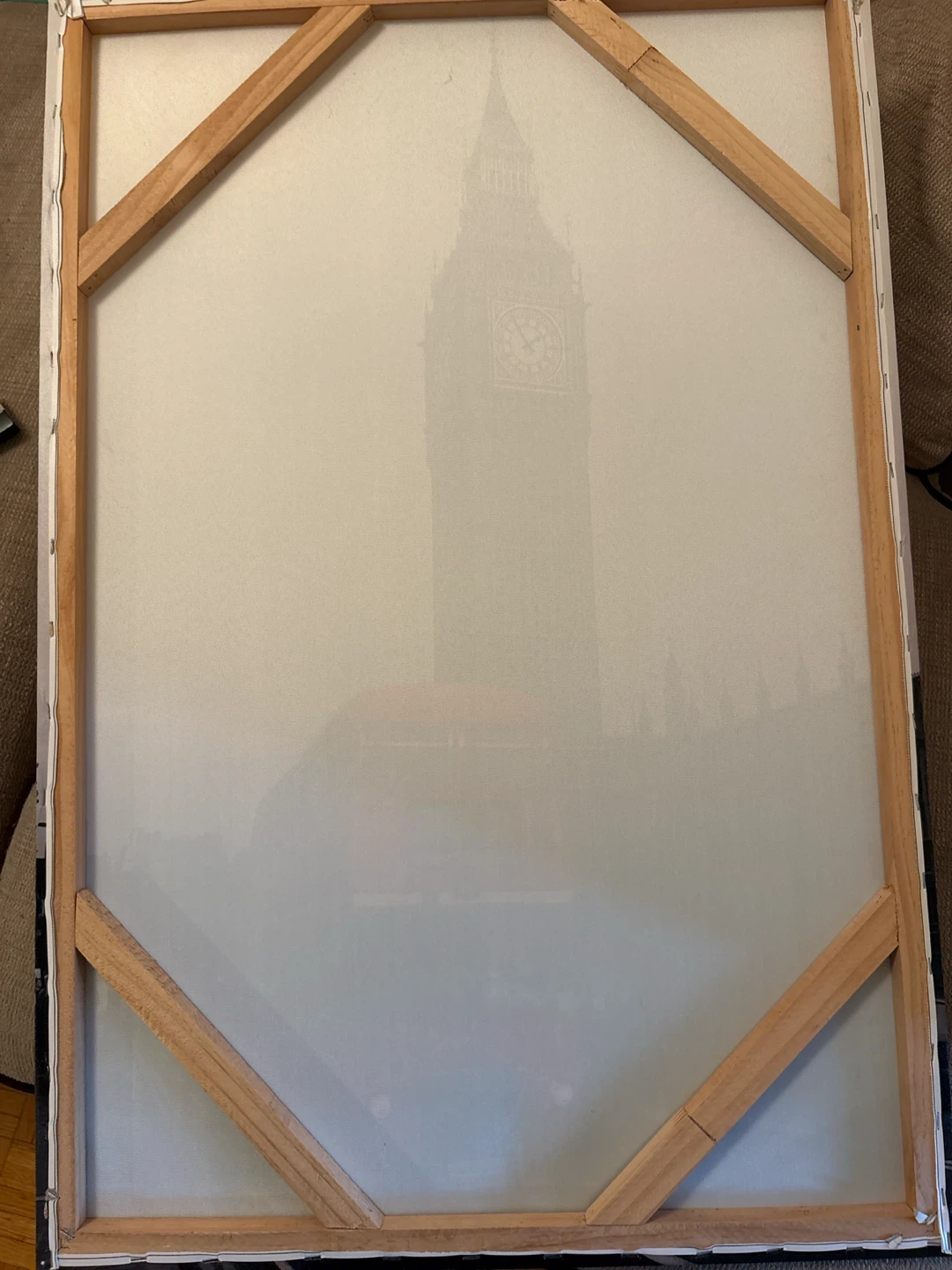 London Big Ben and Double Decker Bus Canvas Print - photo 2