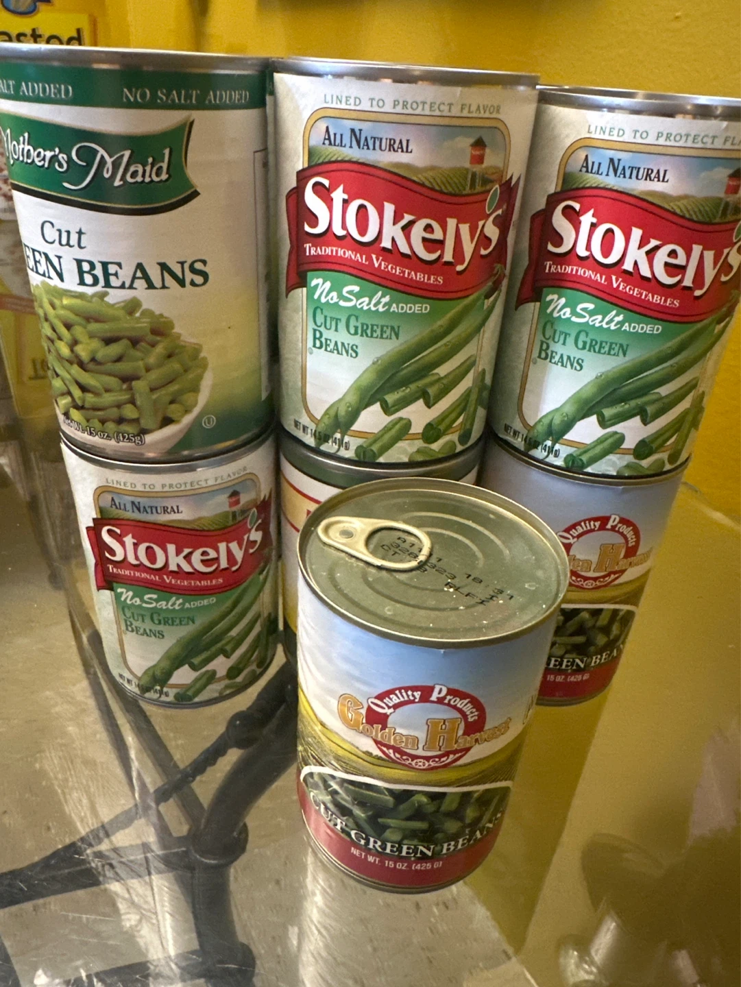 13 green beans