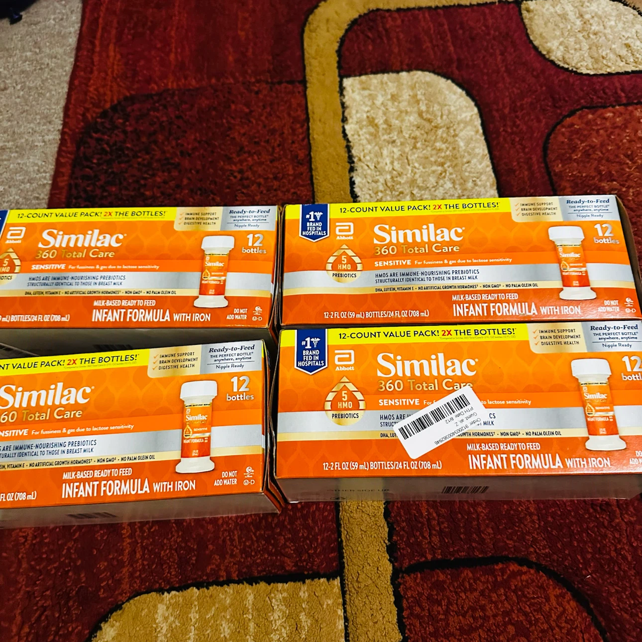 Similac 360 Total Care Infant Formula - 12 Bottles