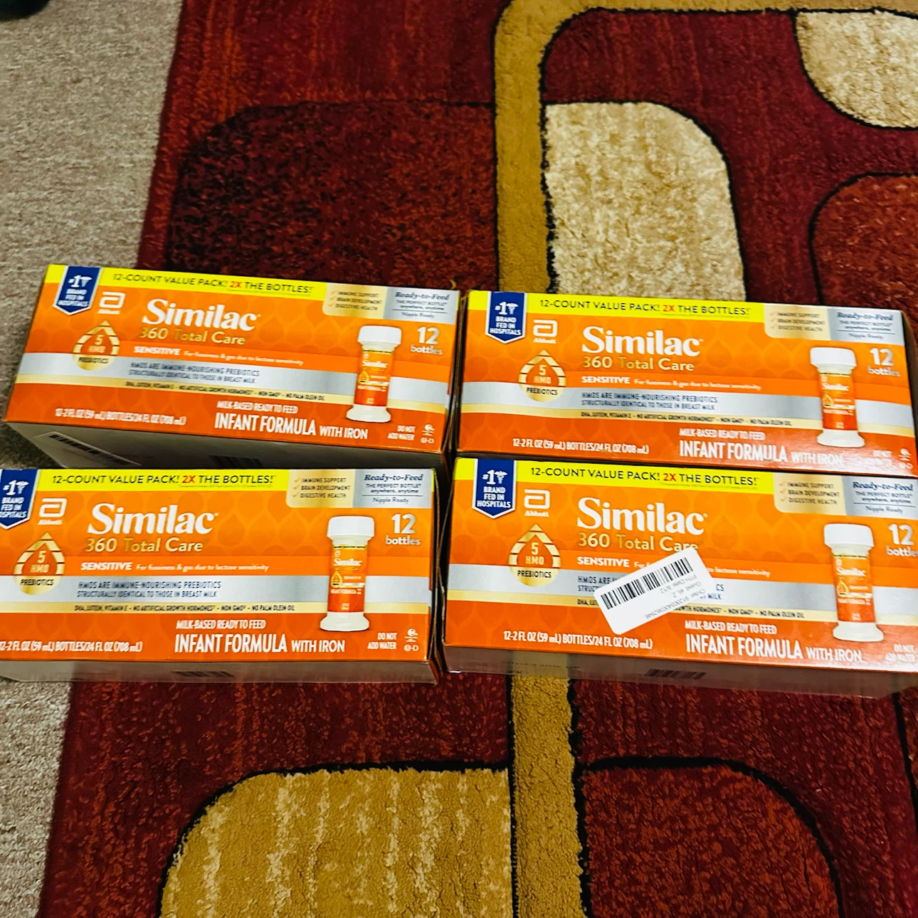 Similac 360 Total Care Infant Formula - 12 Bottles - photo 2