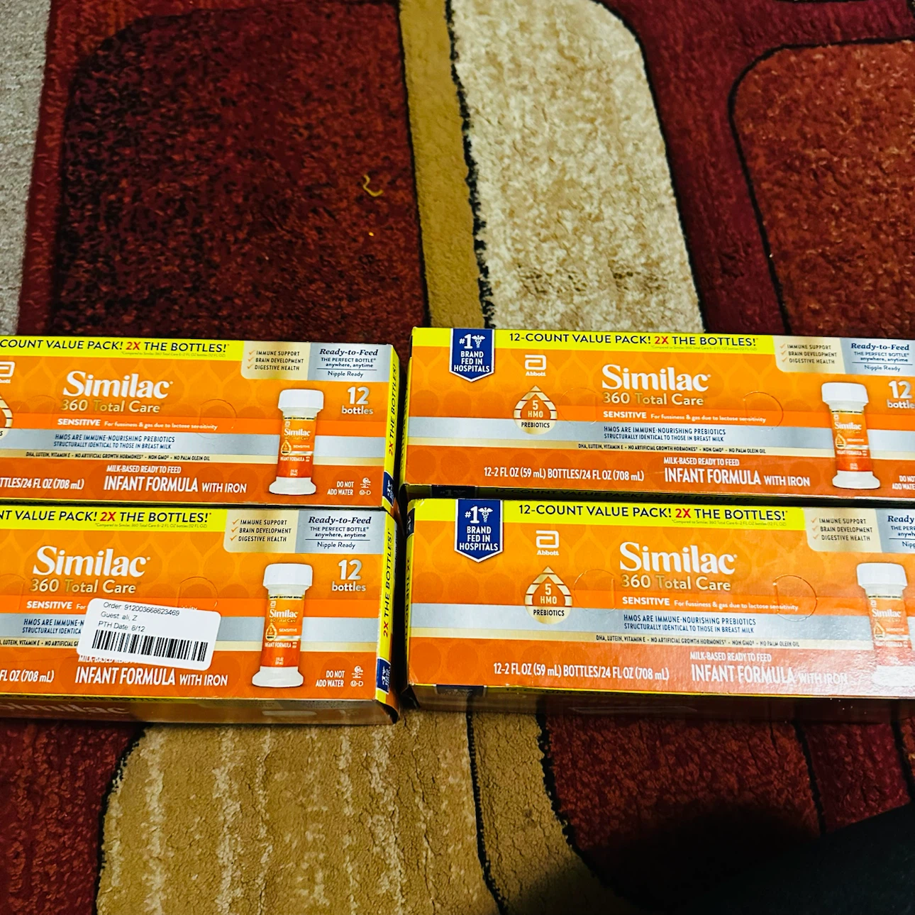 Similac 360 Total Care Infant Formula - 12 Bottles - photo 3