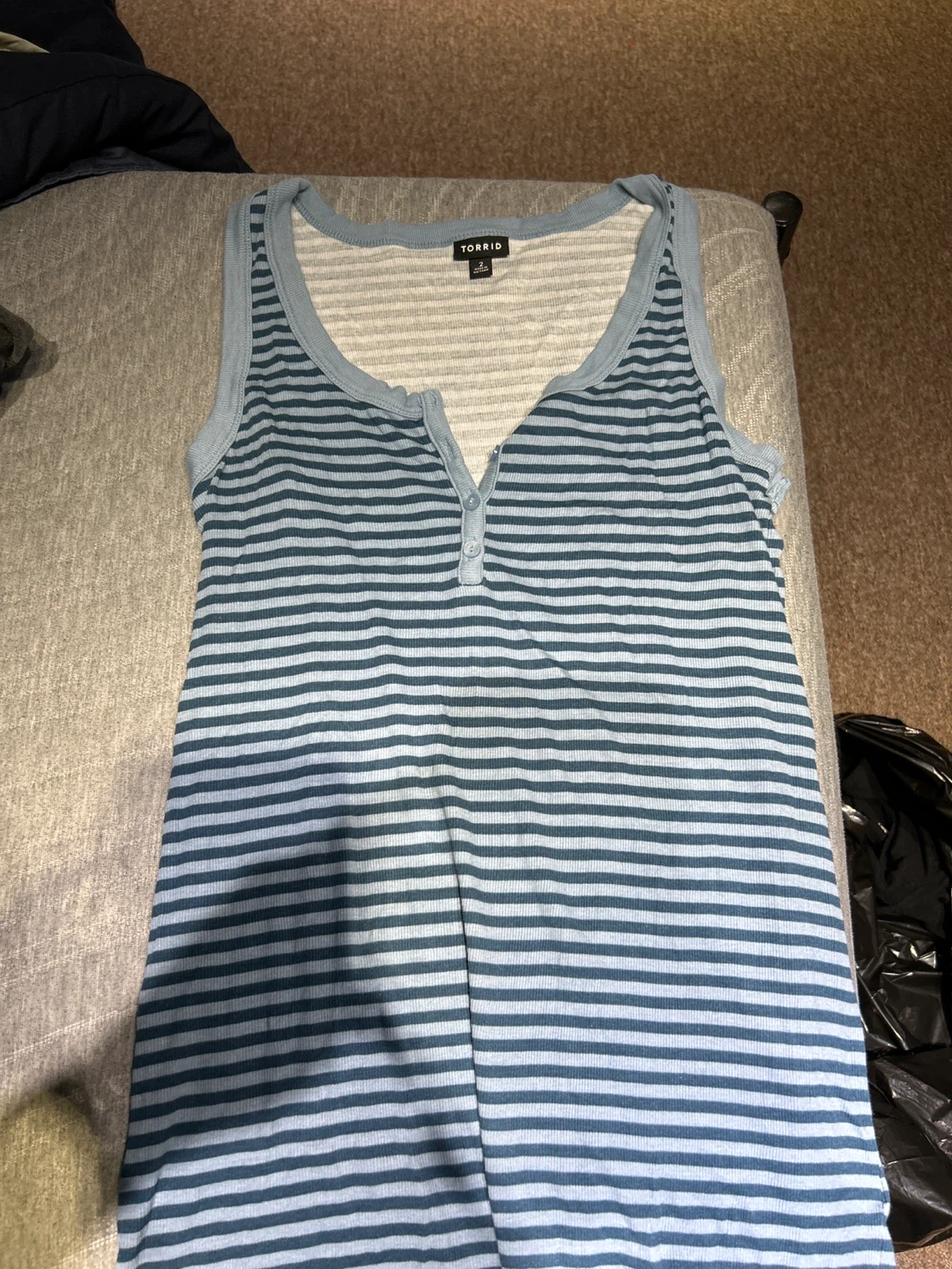 Torrid Striped Tank Top