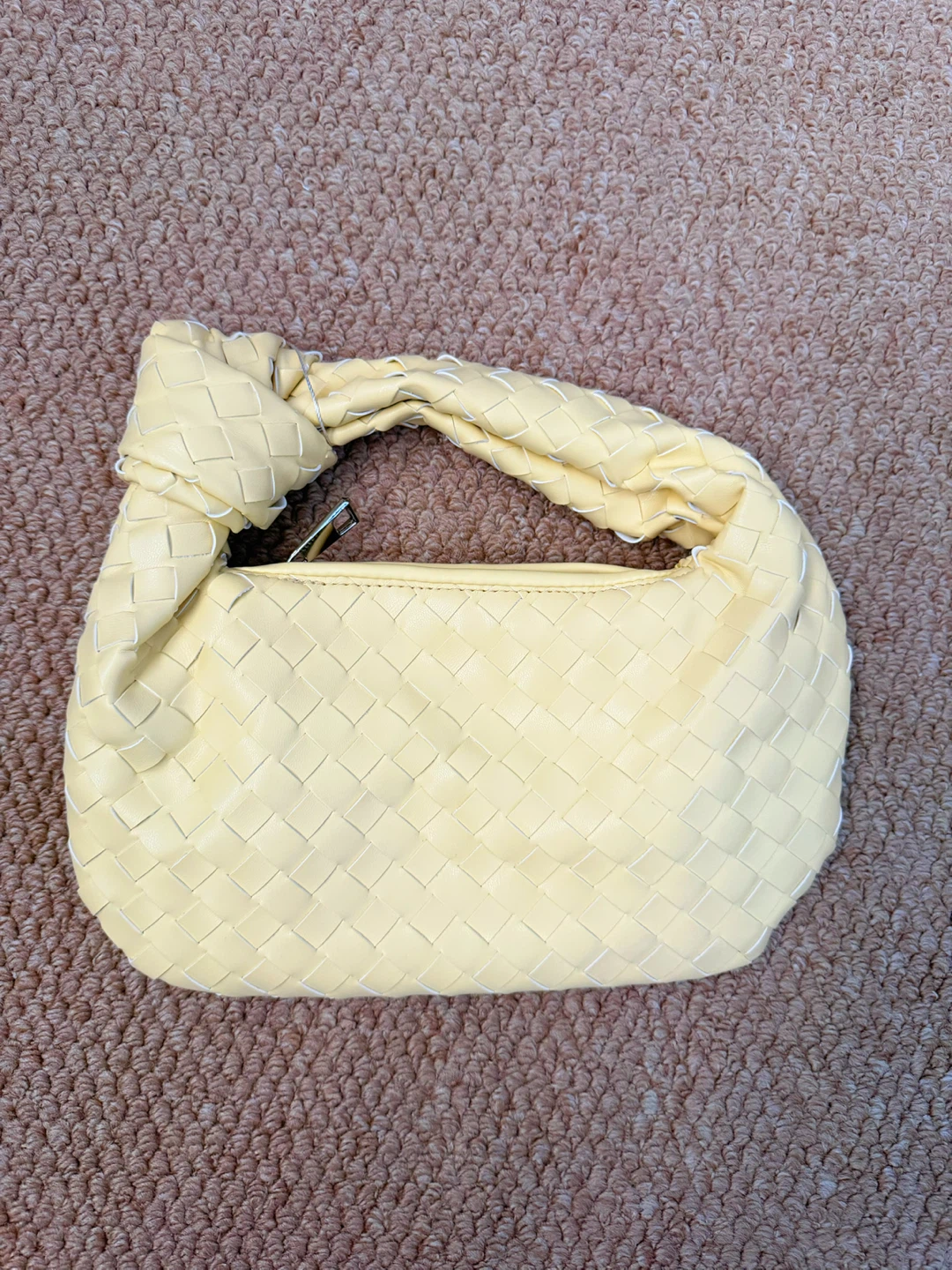 Yellow Woven Handbag - photo 2