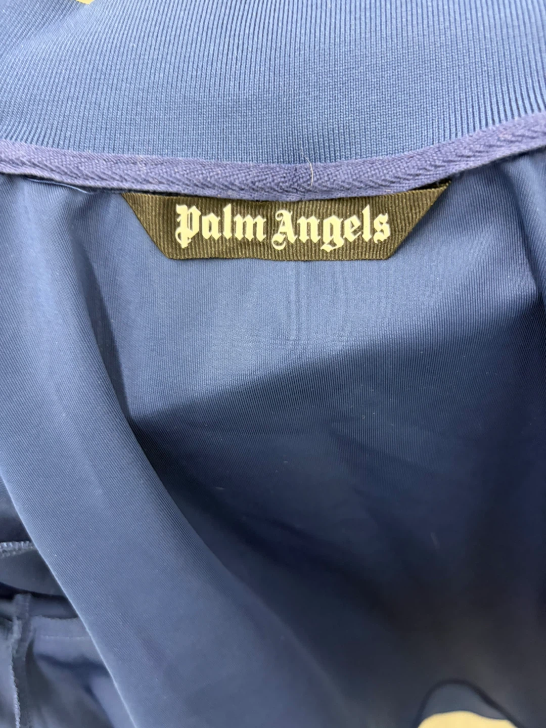 Palm Angels Track Jacket Blue - photo 3