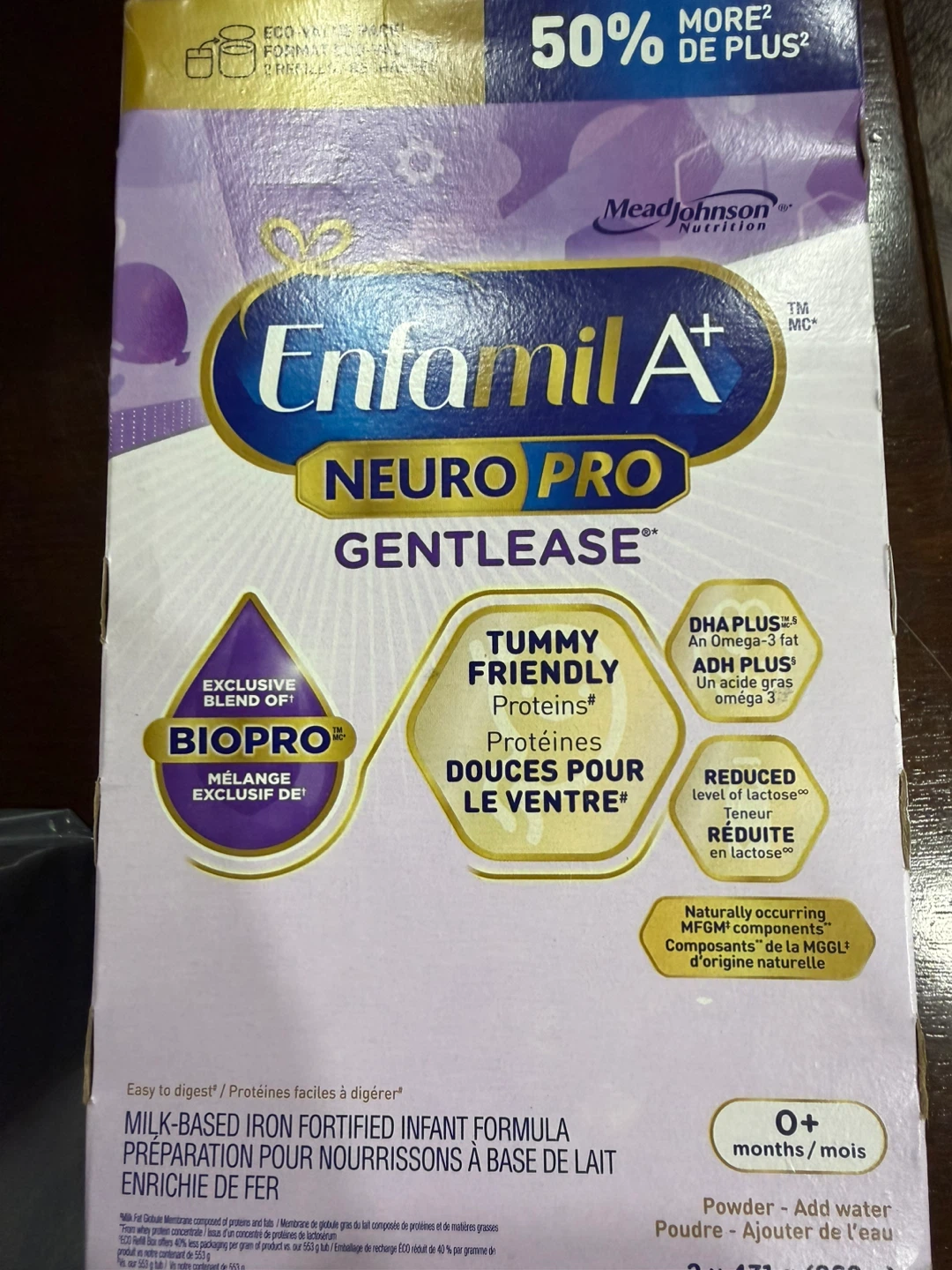 Enfamil A+ Neuro Pro Gentlease Infant Formula Powder