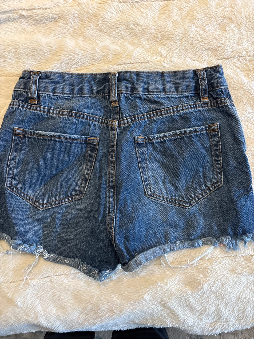 MOM Vintage High Rise Denim Shorts Size 1 - photo 2
