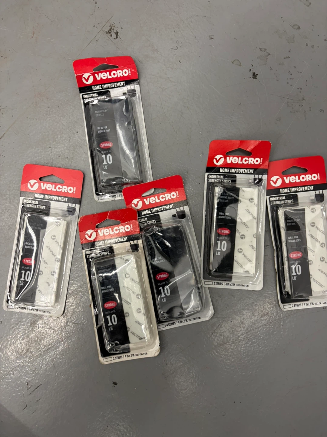 VELCRO! Industrial Strength Strips (10 LB)