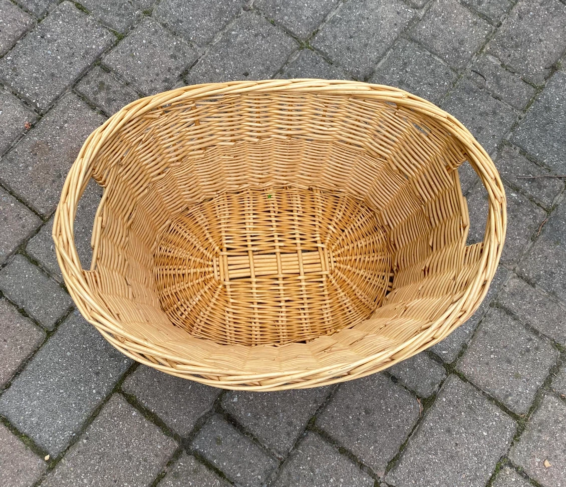 Wicker Large Basket with Handles - photo 4