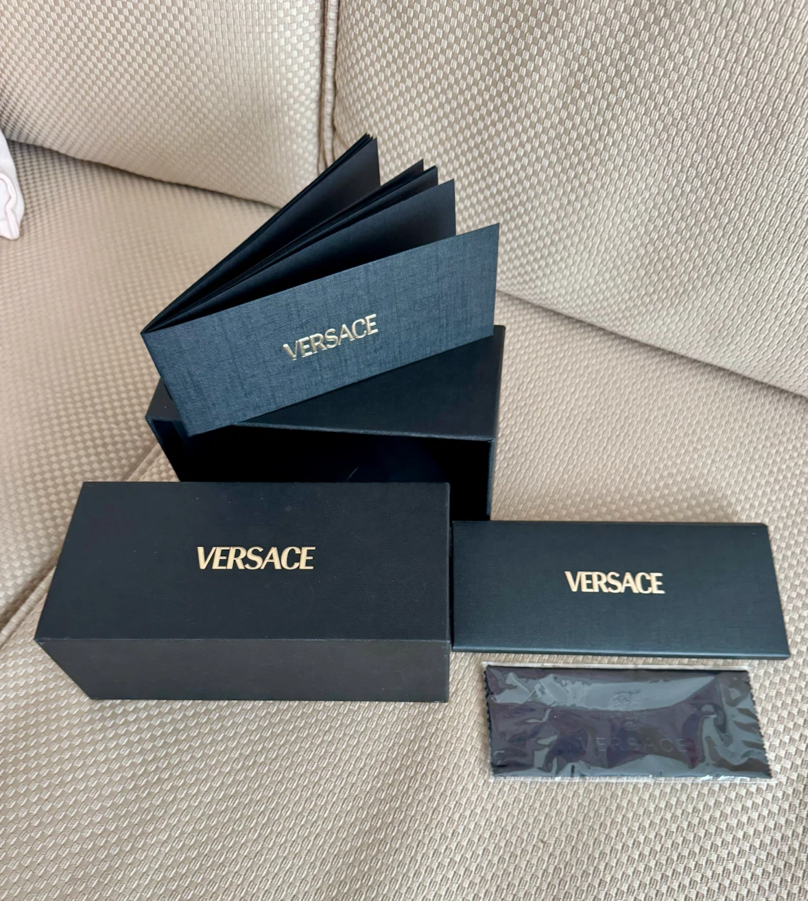 Versace sunglasses genuine new box with  papers