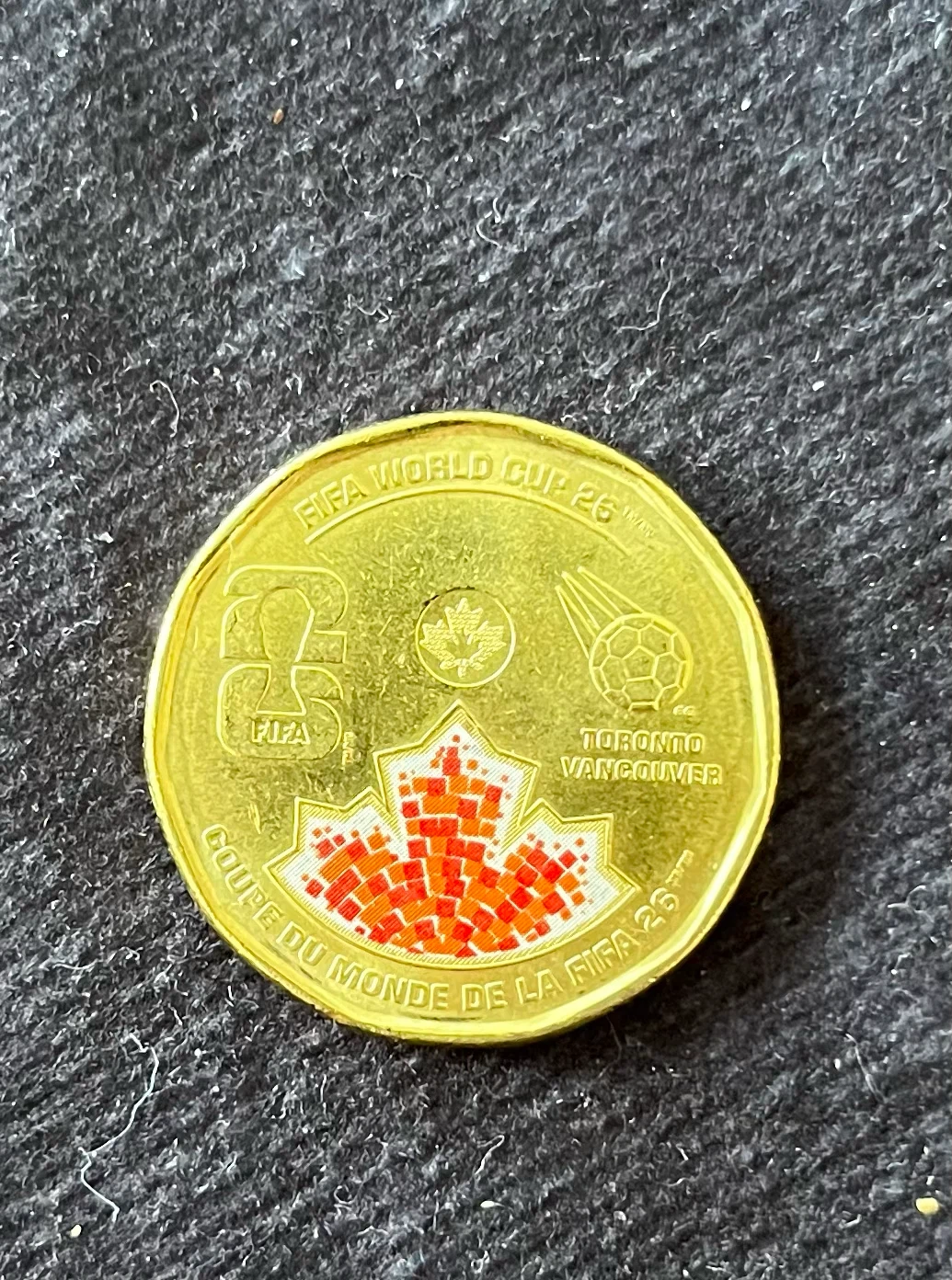 Canada 2026 FIFA World Cup Dollar Coin