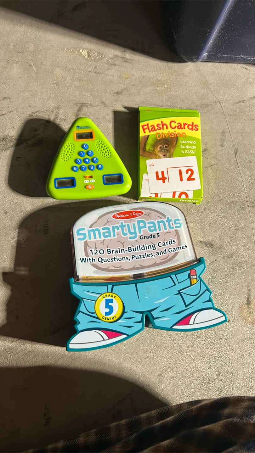 Educational toy bundle: Math-fact memorization