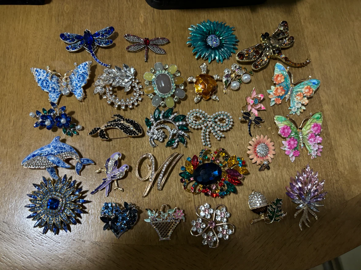 NEW-27 Assorted Brooches