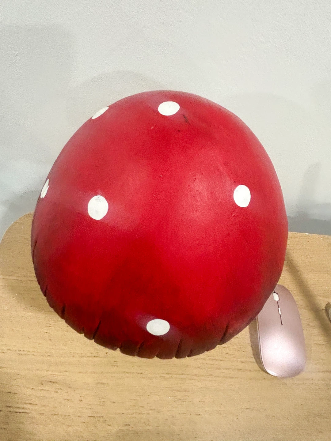 Red Mushroom Decor with White Polka Dots - photo 2