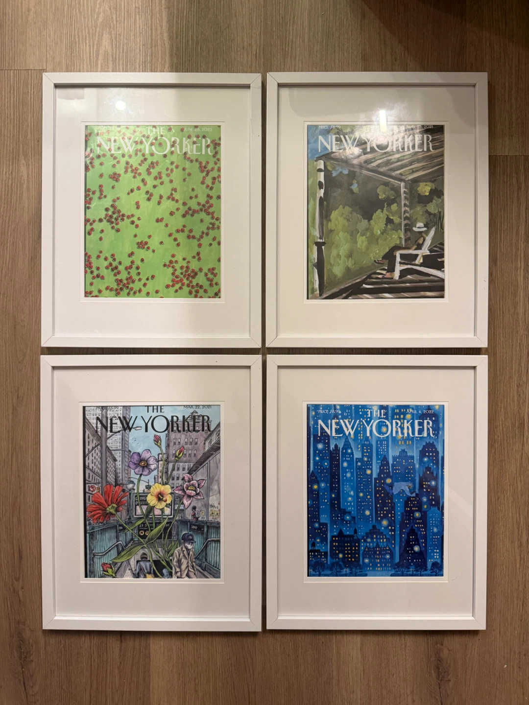 Framed The New Yorker Magazine (Set of 4)