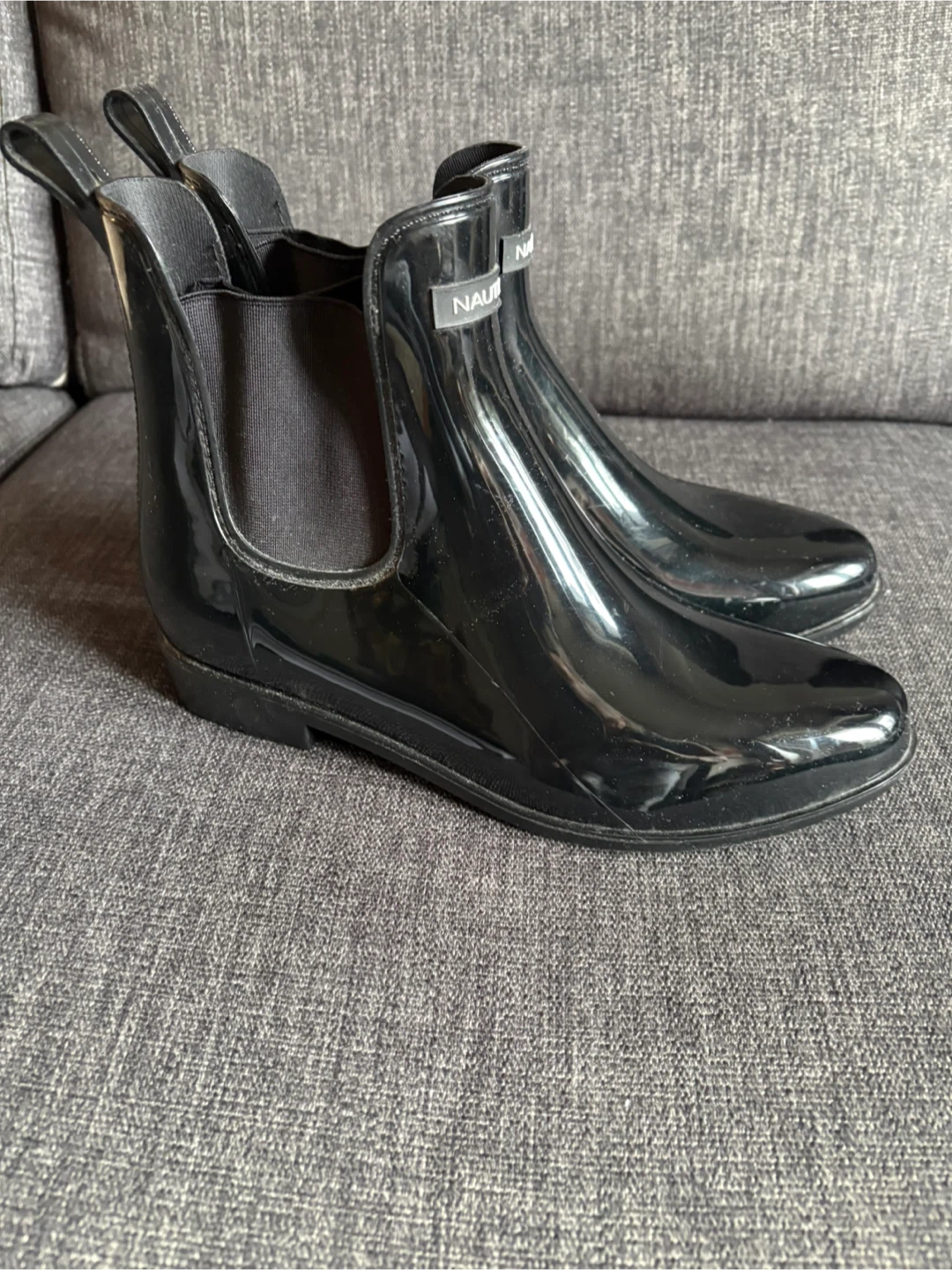 Nautica Black Rain Boots - photo 2