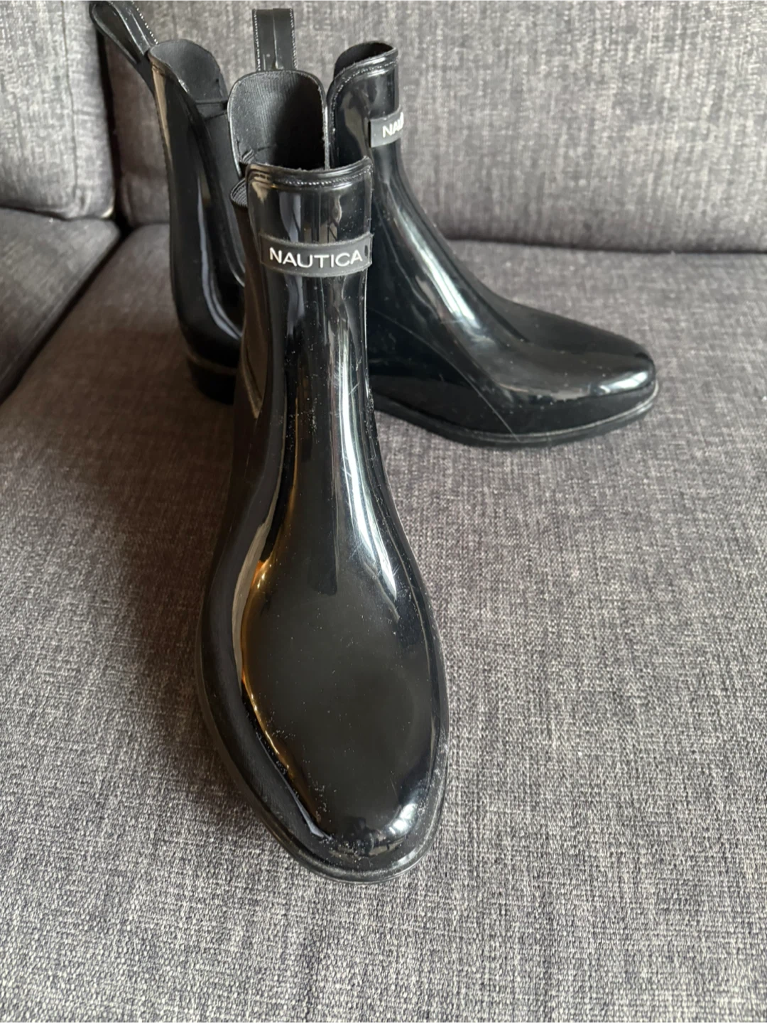 Nautica Black Rain Boots - photo 3