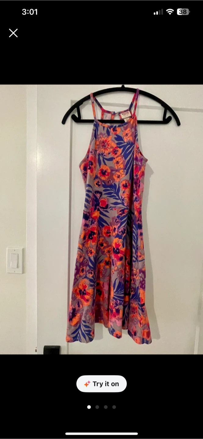 Floral A-line sundress