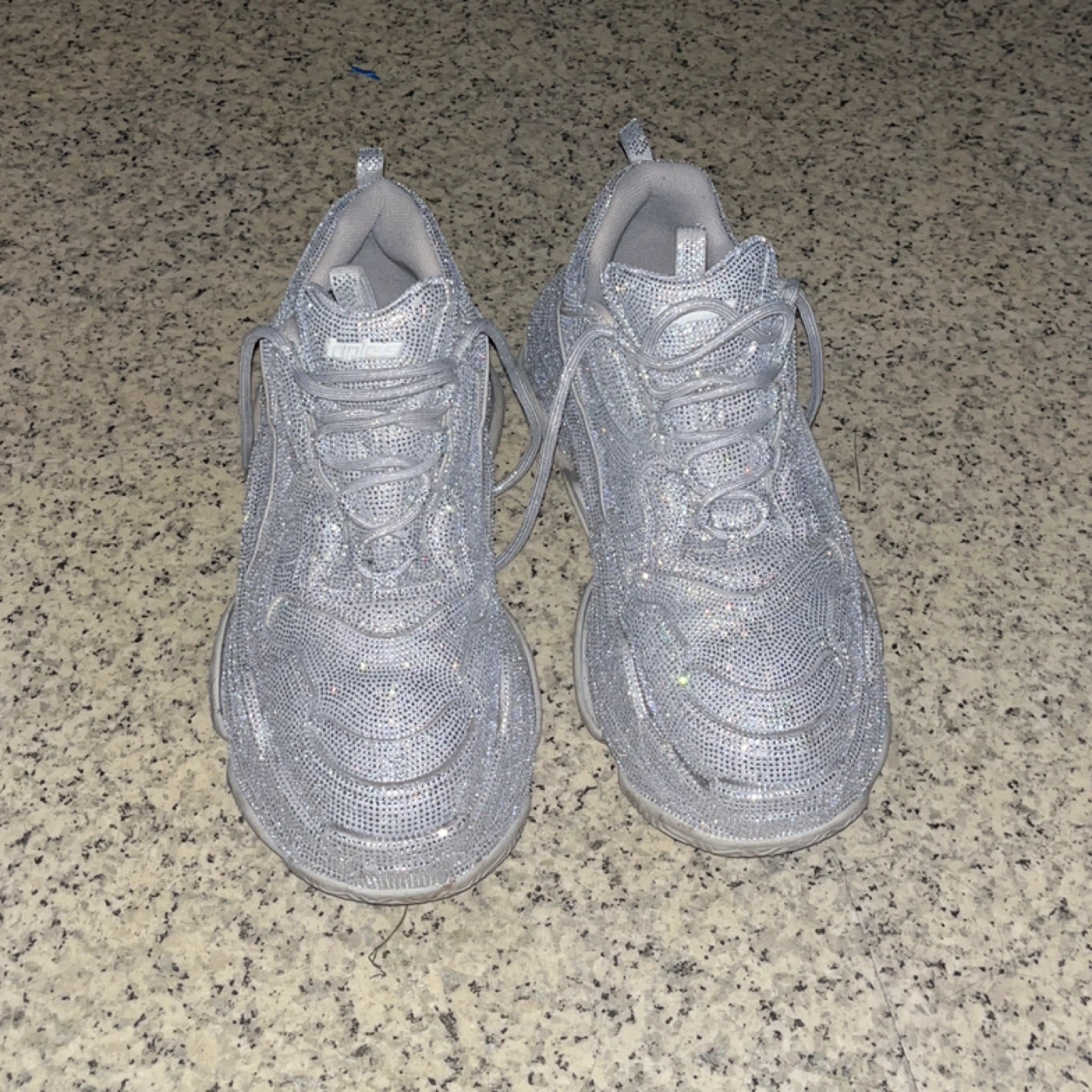 Balenciaga Triple S Rhinestone Sneakers