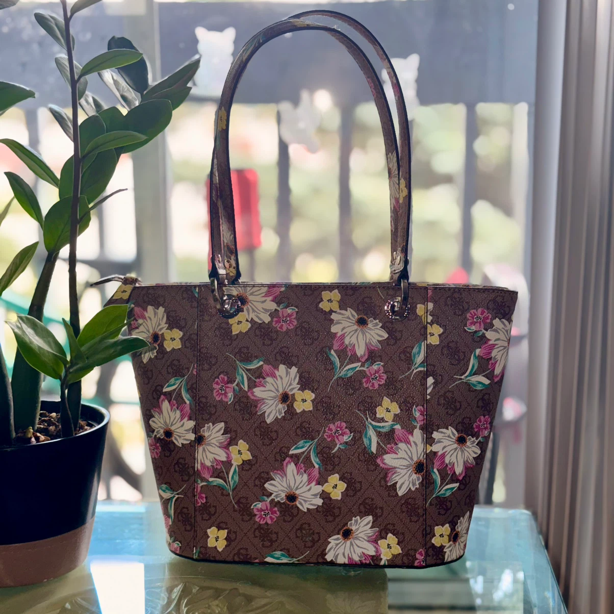 Authentic Guess Tote Bag - Floral Print - photo 2
