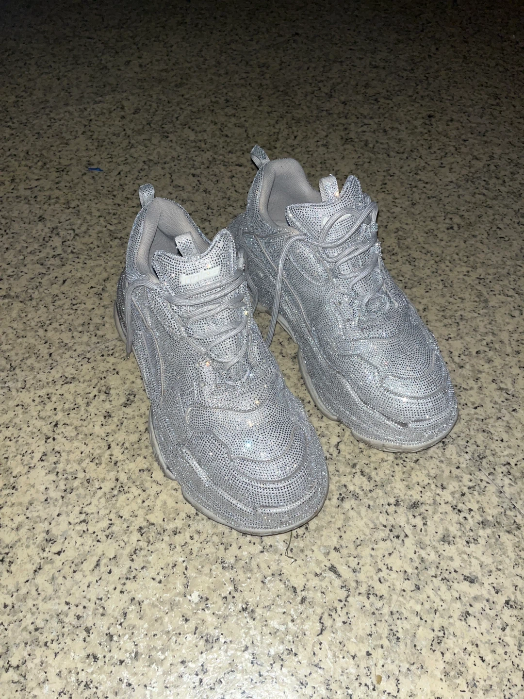 Balenciaga Triple S Rhinestone Sneakers - photo 2