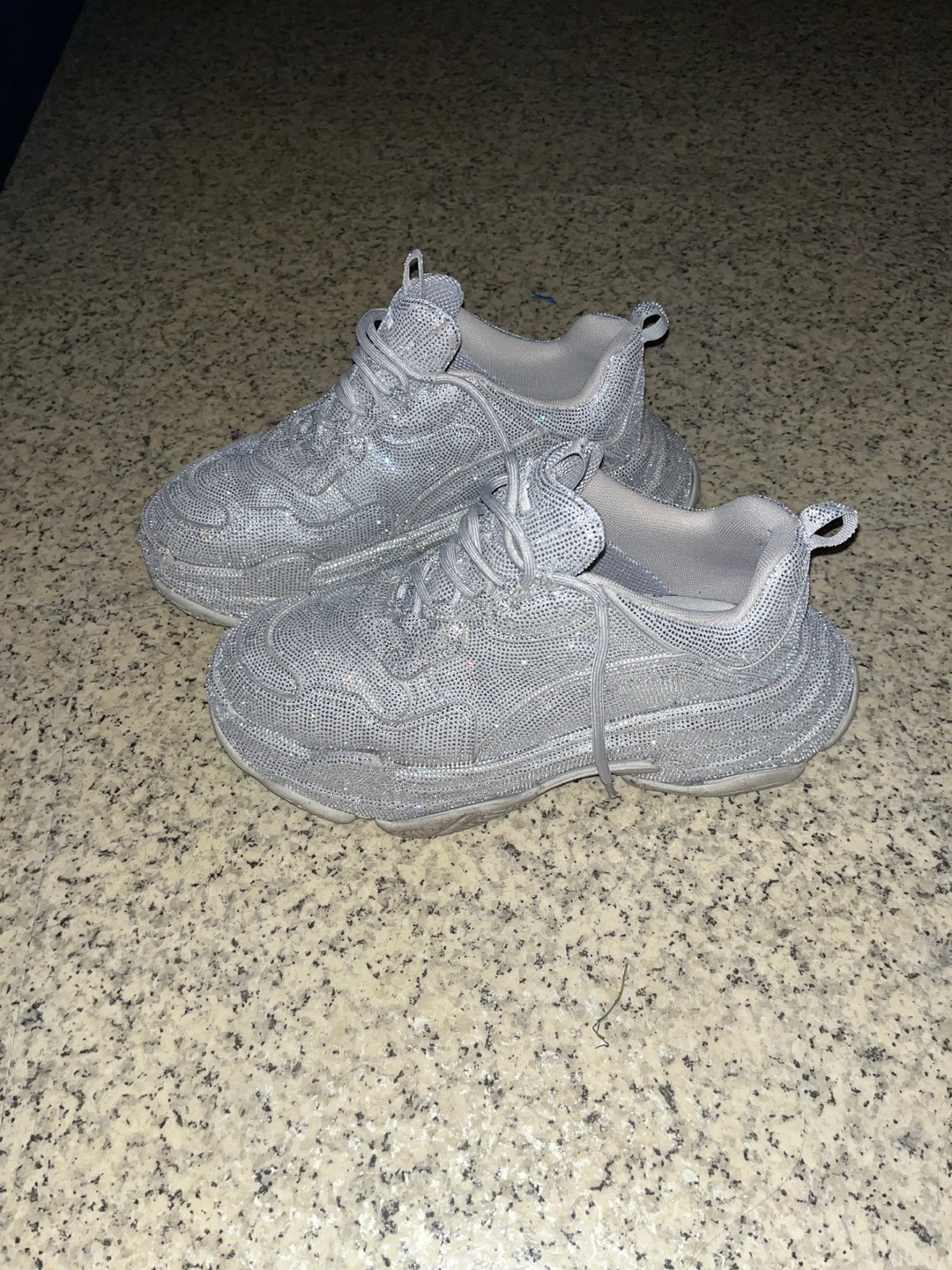 Balenciaga Triple S Rhinestone Sneakers - photo 3