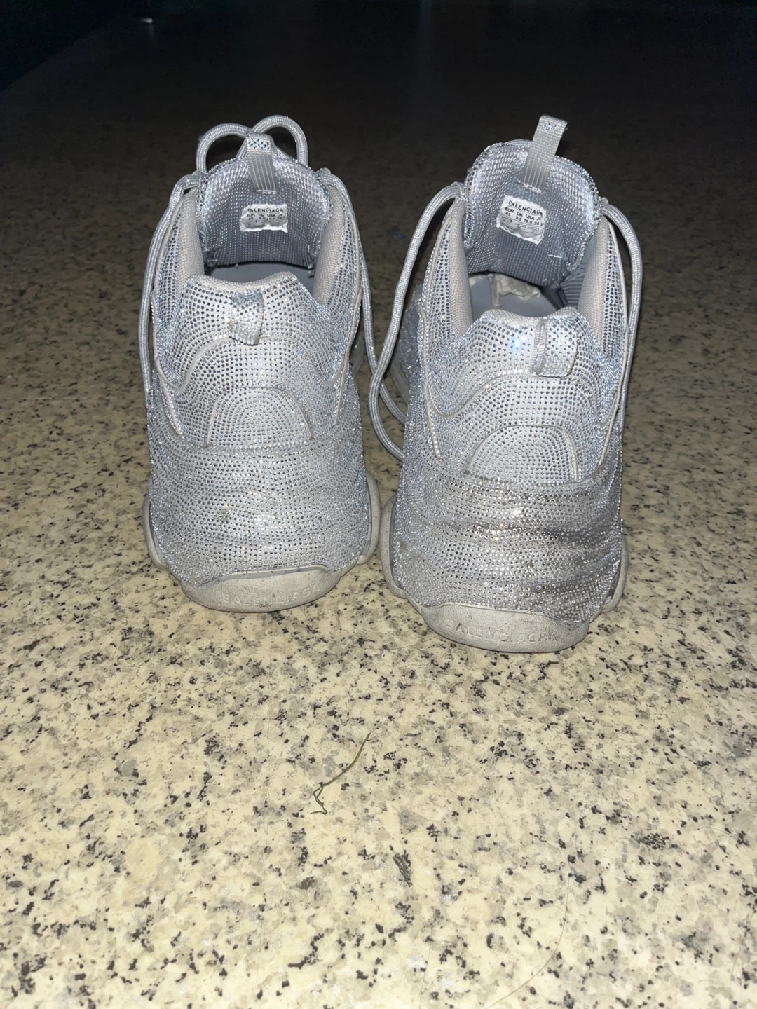 Balenciaga Triple S Rhinestone Sneakers - photo 4