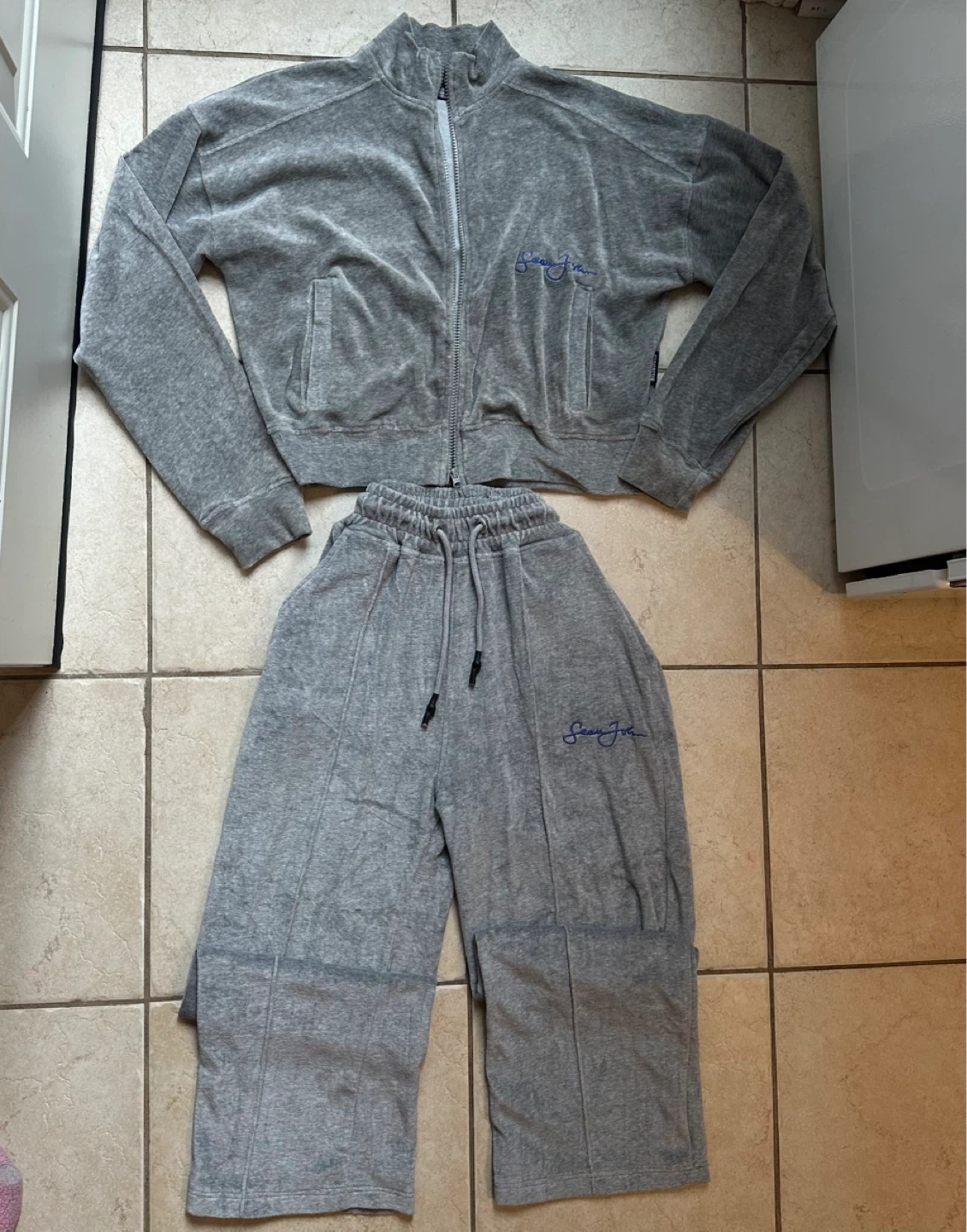 Velour Tracksuit Set Missguided Size S - photo 3