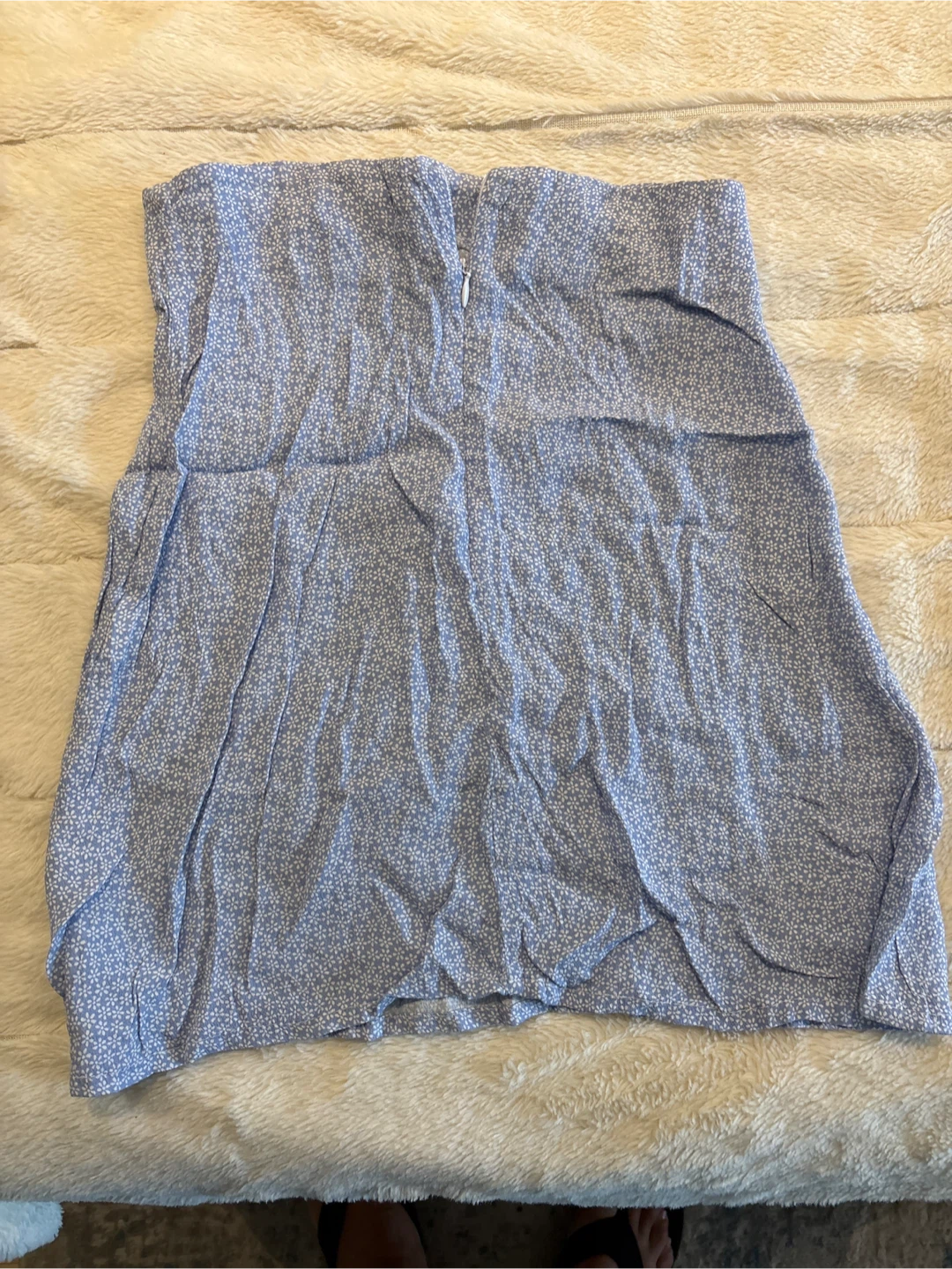 Brandy Melville Blue Floral Mini Skirt - photo 2