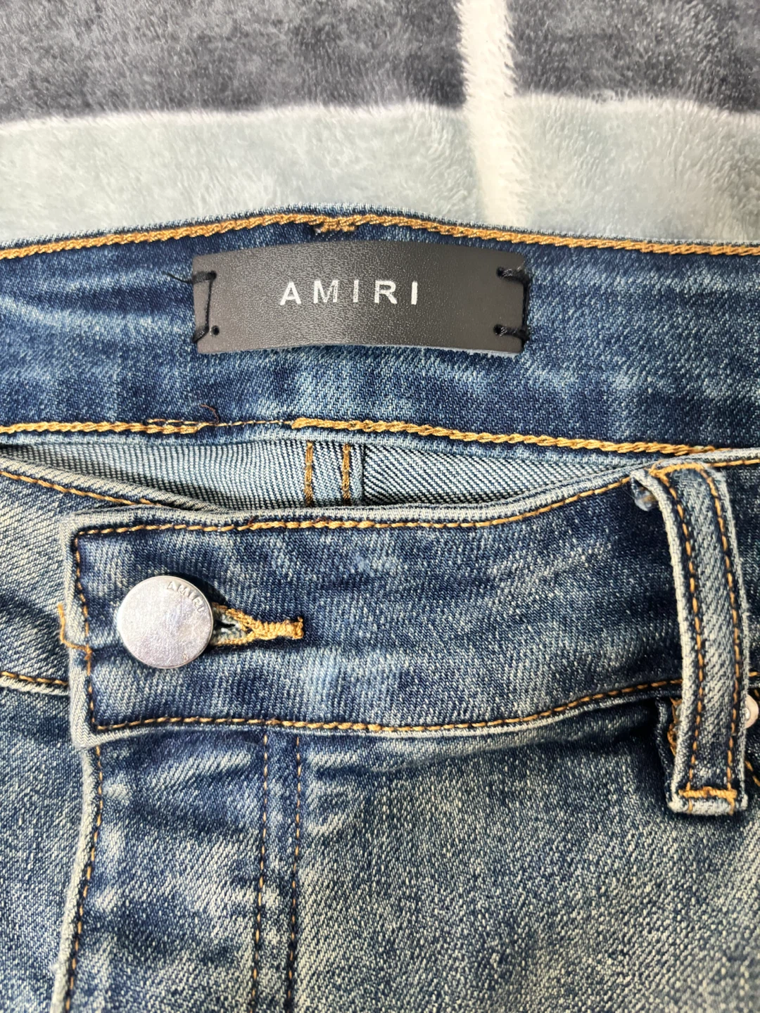 AMIRI Distressed Denim Shorts - photo 3