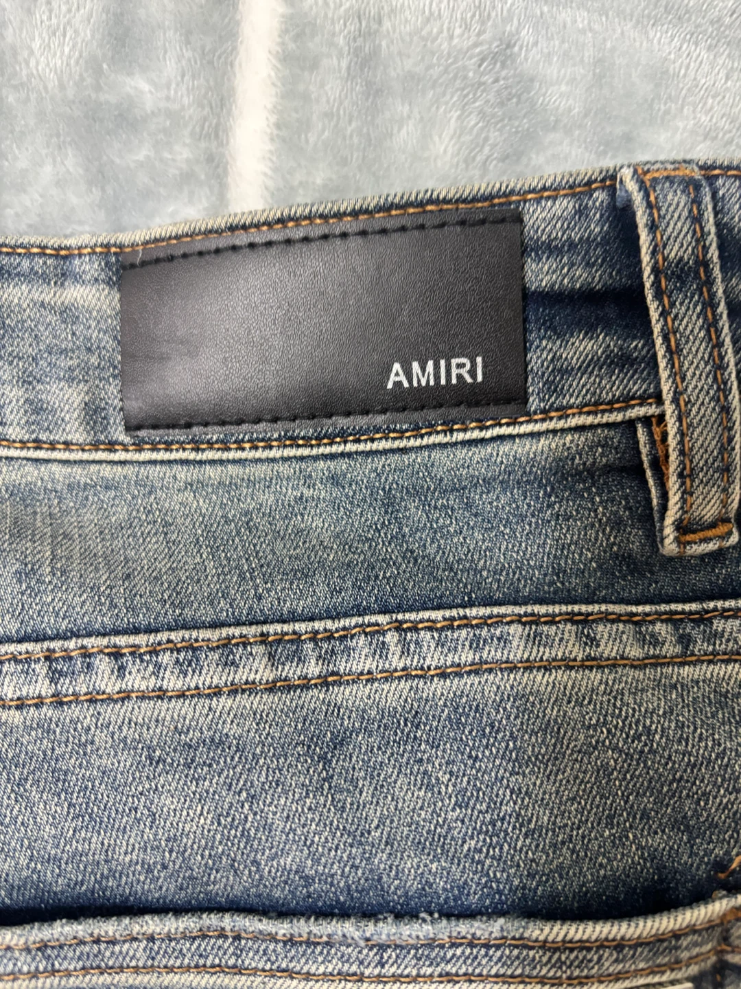 AMIRI Distressed Denim Shorts - photo 4