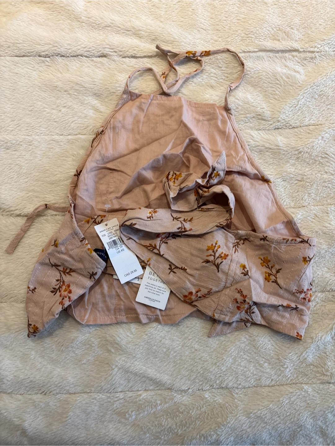American Eagle Floral Halter Top XS - photo 2