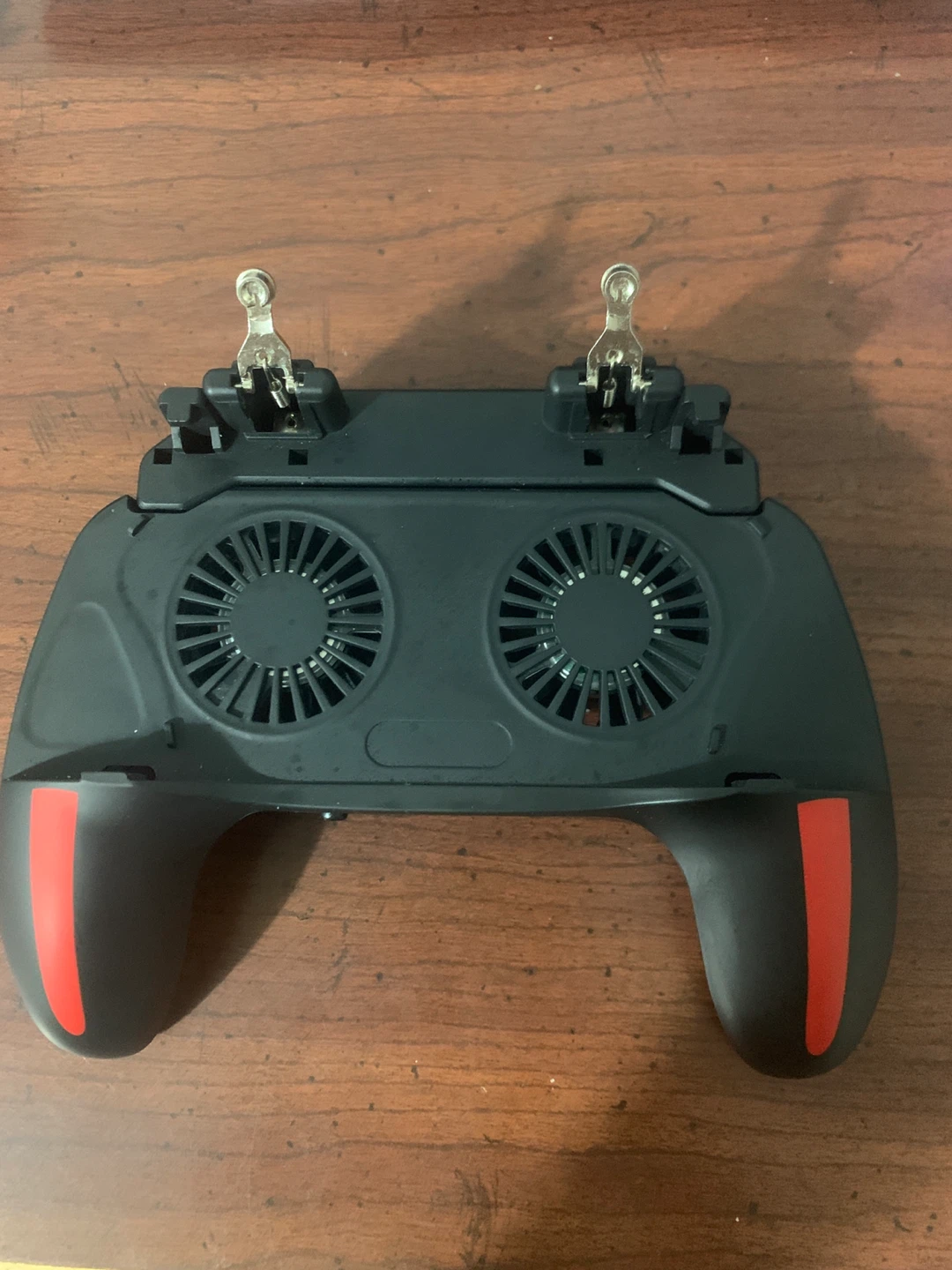 Black Mobile Game Controller with Cooling Fans