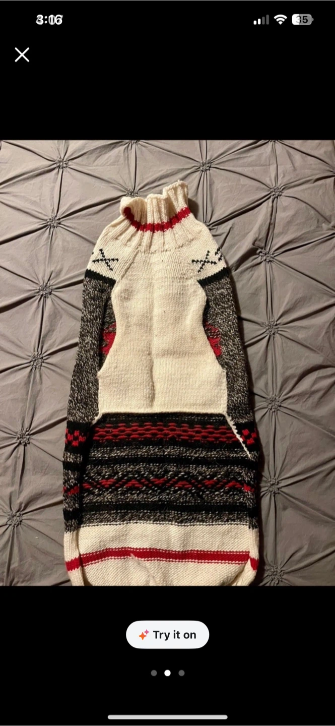 Canadian Leaf Dog Sweater - photo 2