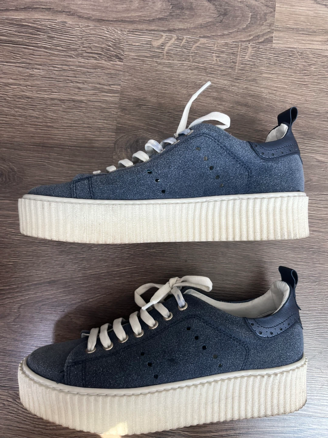 Platform Navy Sneakers - photo 2