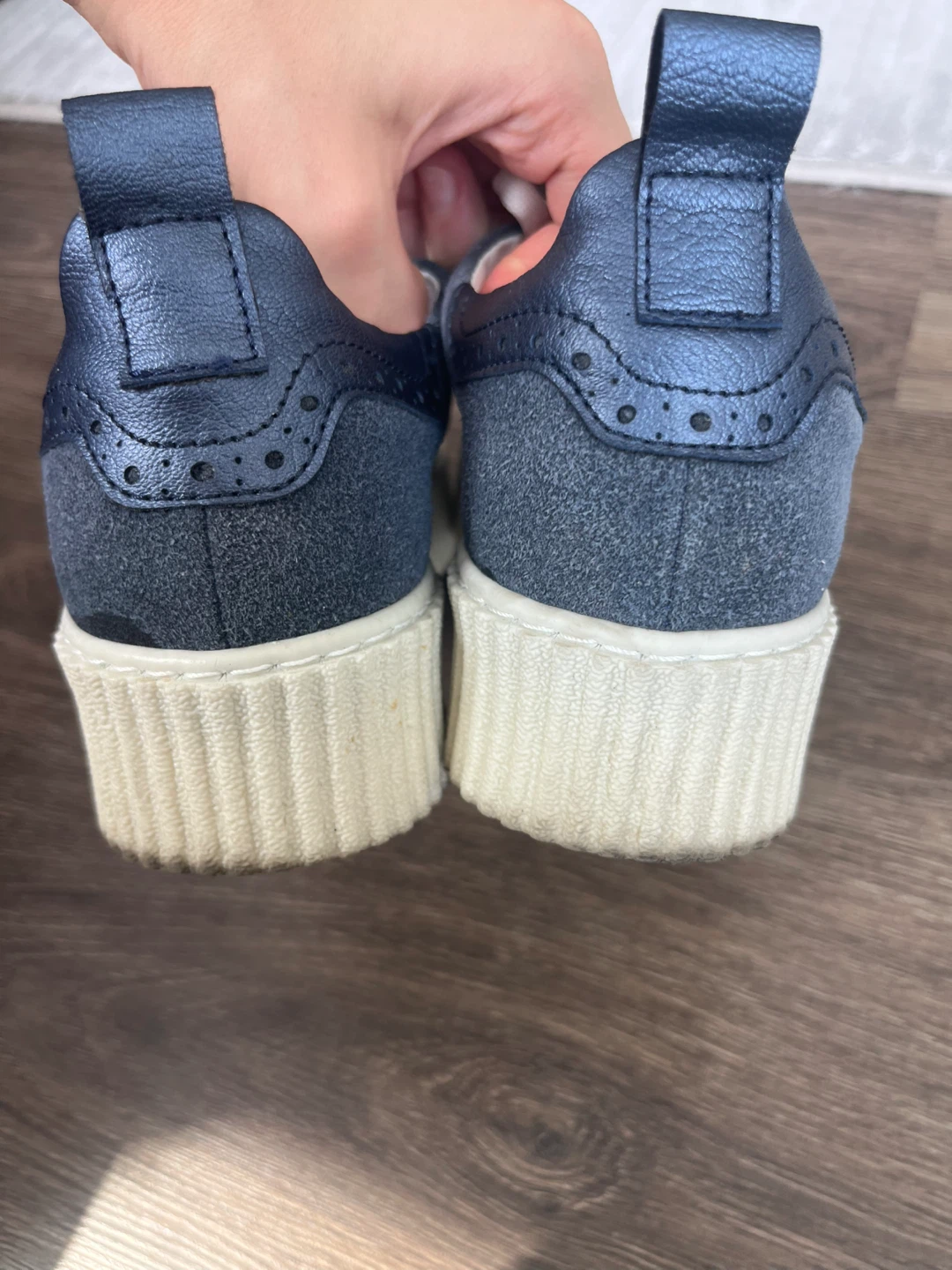 Platform Navy Sneakers - photo 3