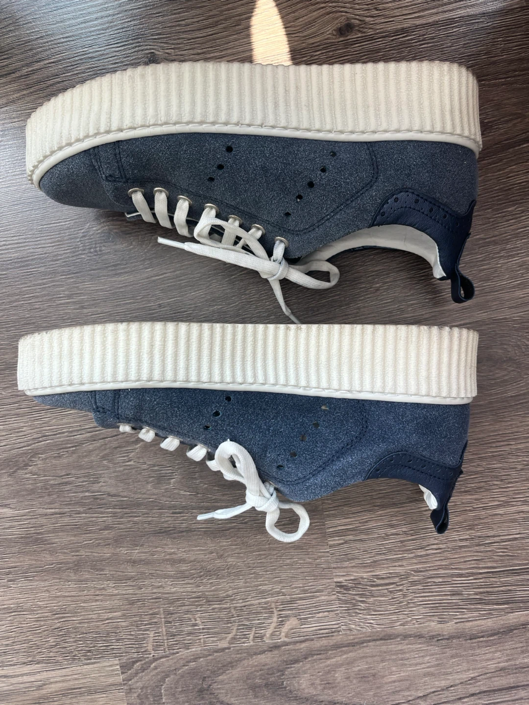 Platform Navy Sneakers - photo 4