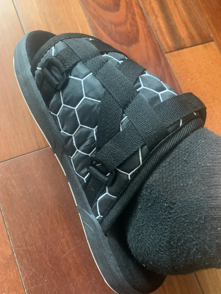 EliteDrip (New) Black Slides with Hexagon Pattern - photo 3