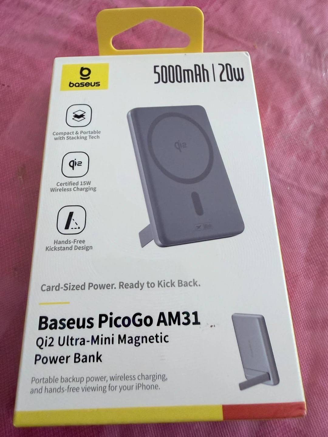 Baseus PicoGo AM31 Qi2 Magnetic Power Bank 5000mAh 20W