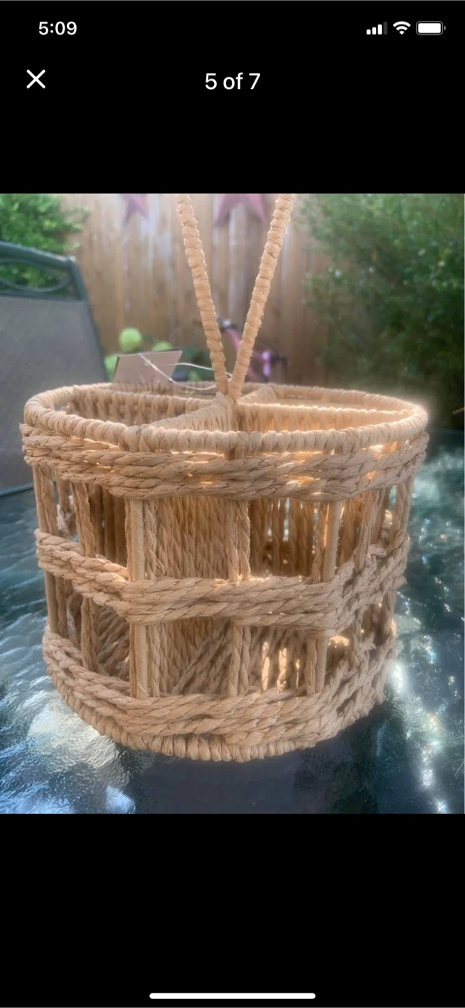 Life at Home Woven Utensil Holder•Caddy - photo 3
