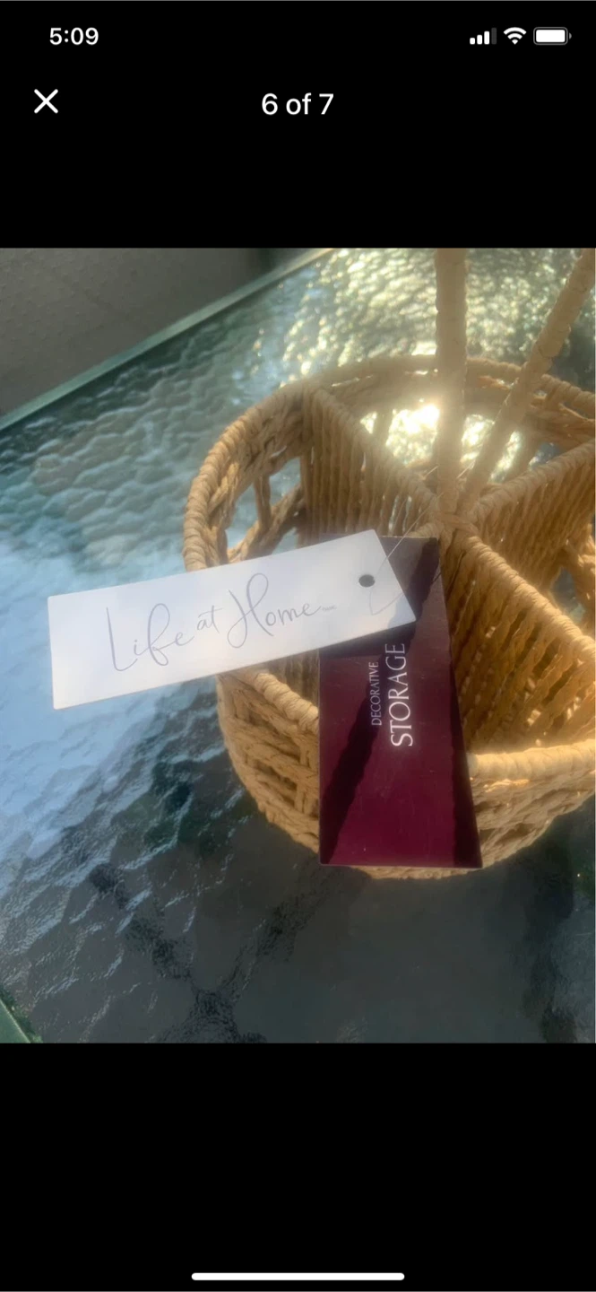 Life at Home Woven Utensil Holder•Caddy - photo 4