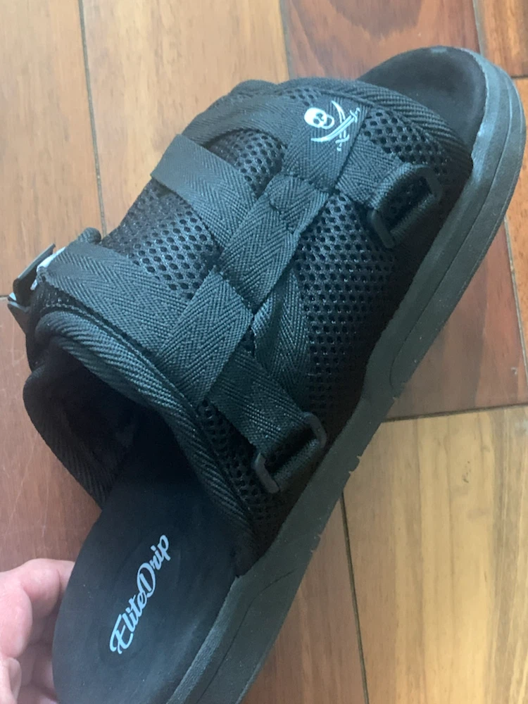 Elite Drip (NEW) Black slides slippers