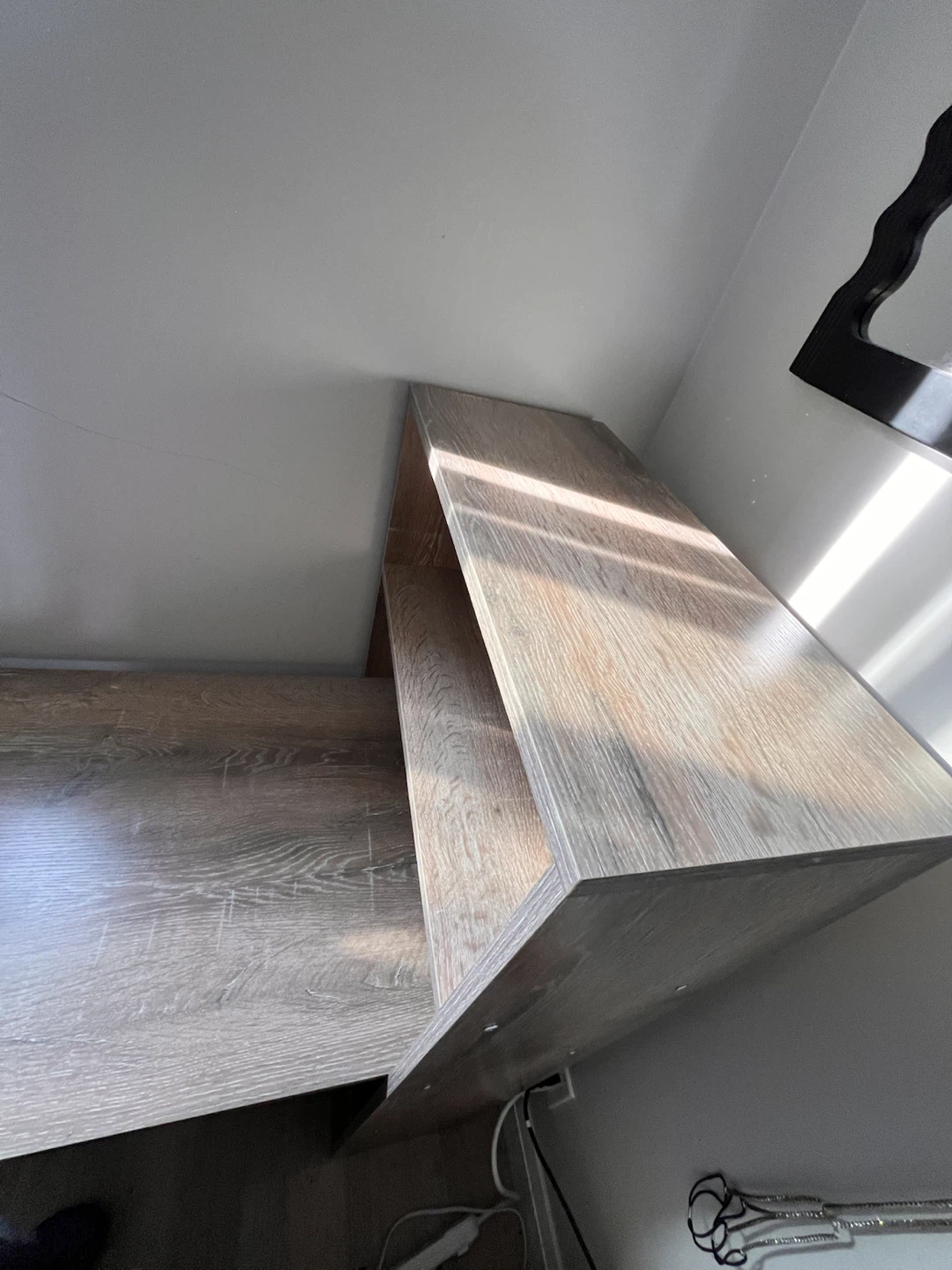HOMCOM modern computer desk with storage shelves - photo 5