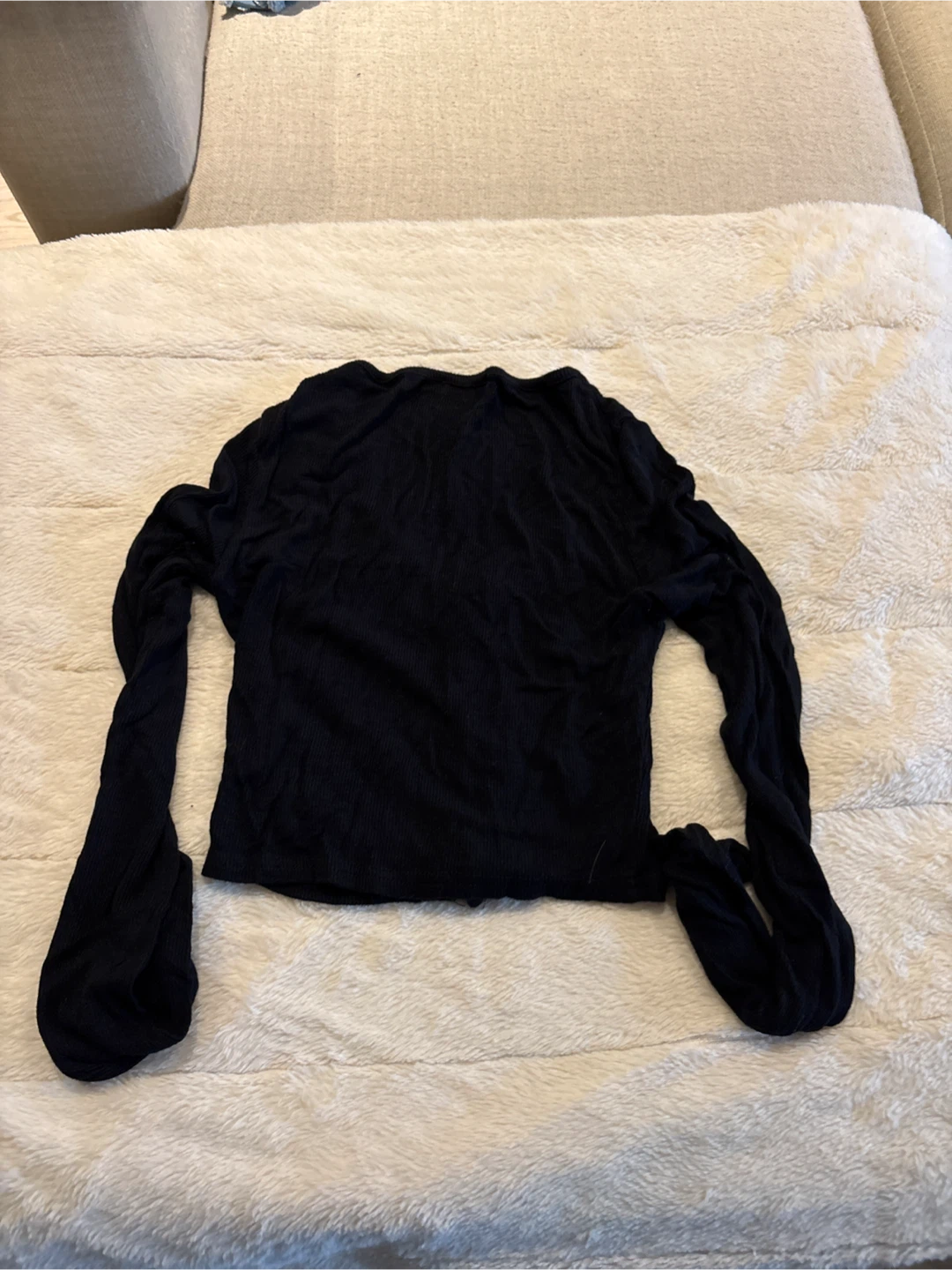 PrettyLittleThing Black Button-Up Cardigan - photo 2