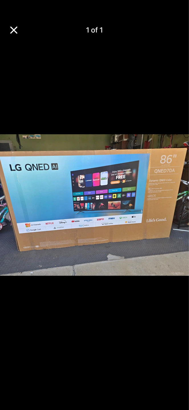 LG QNED AI 86" Smart TV  1 manth us - photo 3