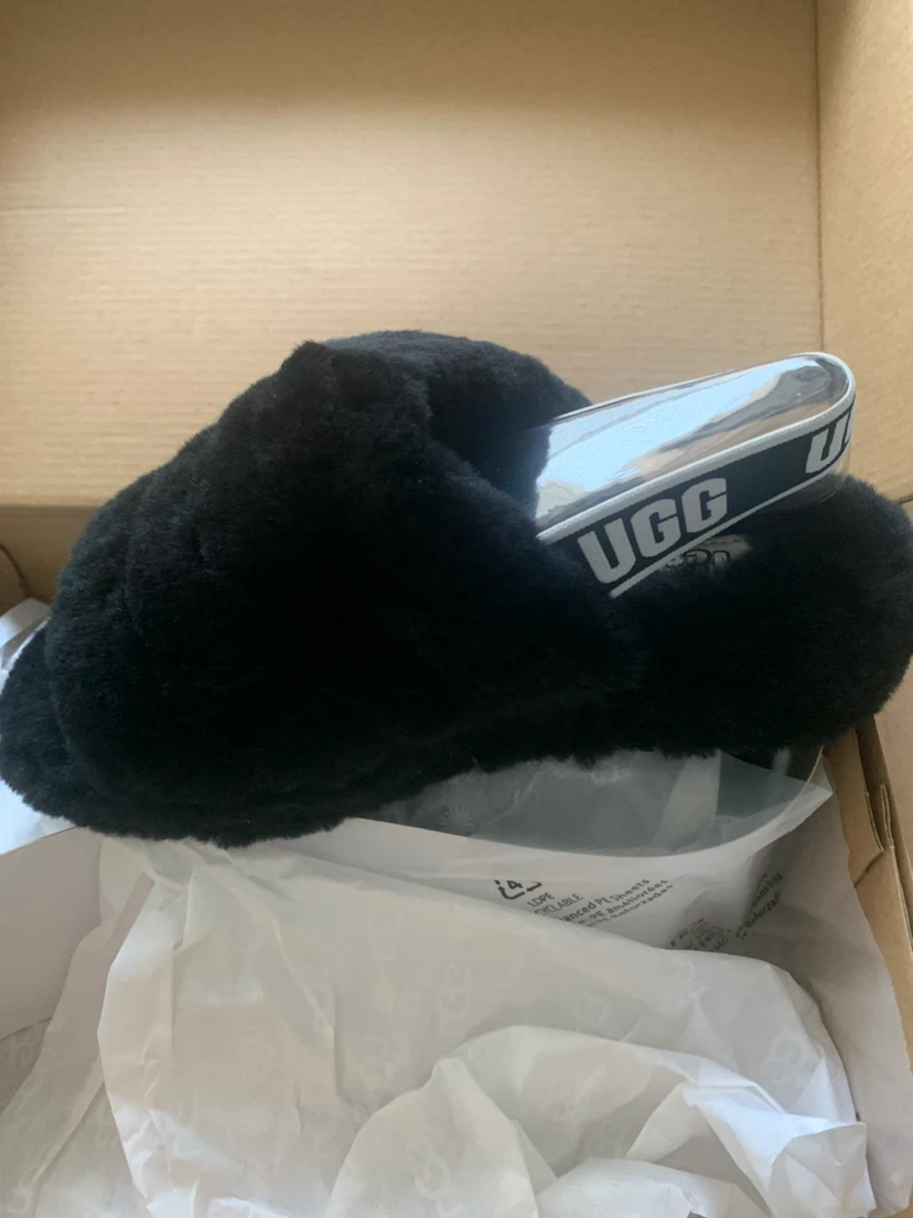 UGG W Fluff Yeah Slide Black Size 8 - photo 5