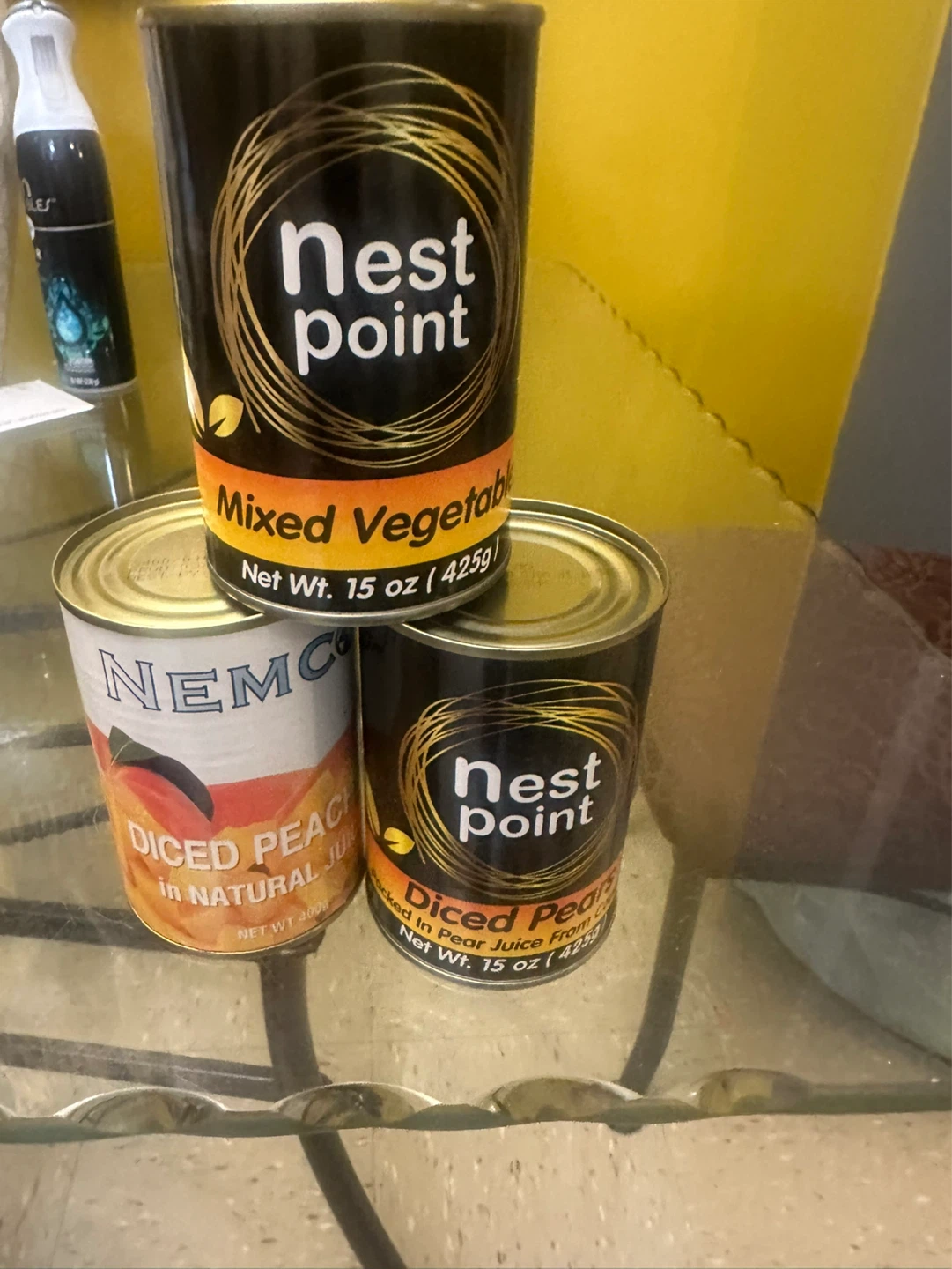 3 Nest Point Mixed Vegetables & Diced Pears - 15 oz Cans