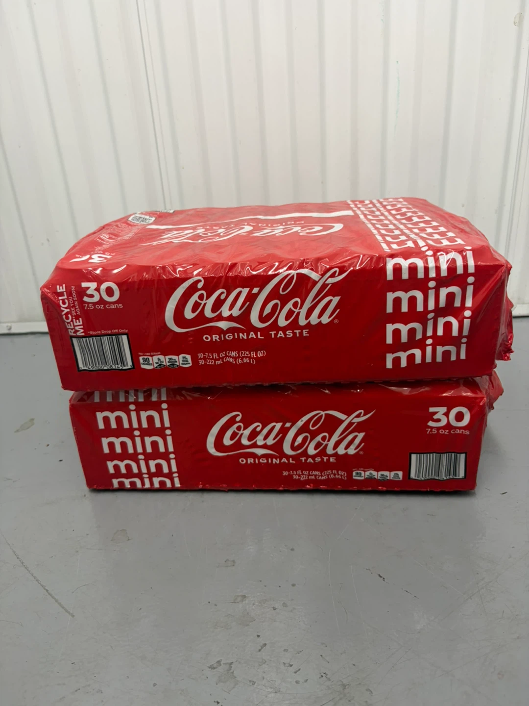 Coca-Cola Original Taste Mini Cans - 30 Count