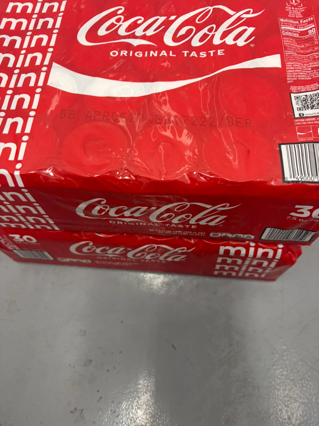 Coca-Cola Original Taste Mini Cans - 30 Count - photo 4