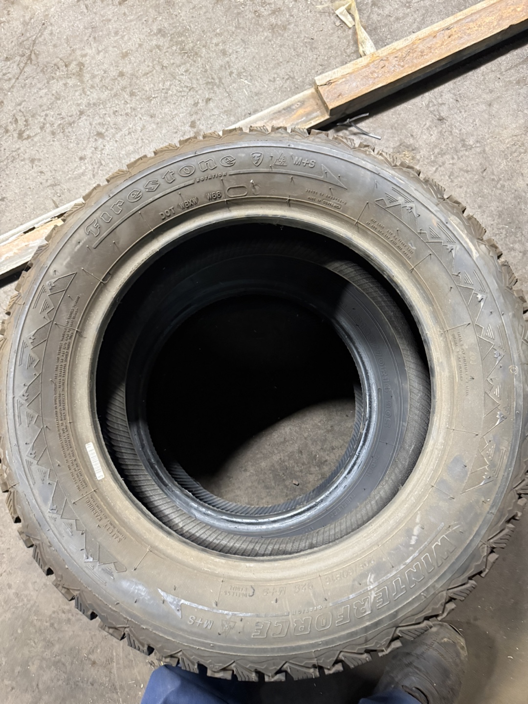 Firestone Winterforce Winter Tires (2) P195/70R14 - photo 4
