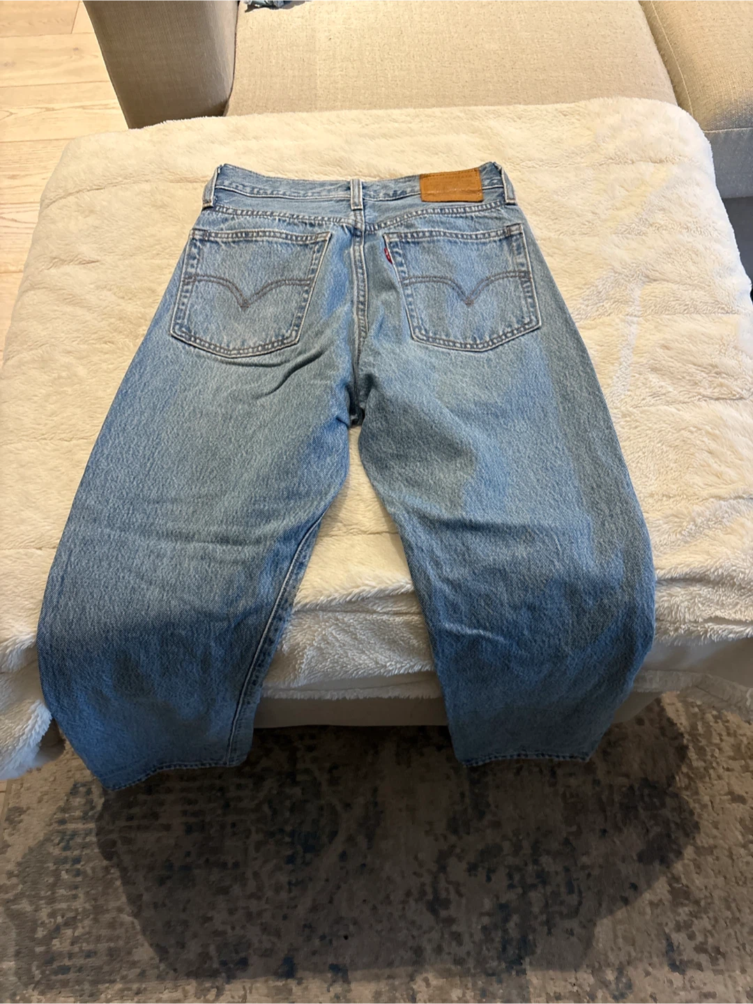 Levi's Light Wash Distressed Denim Jeans - photo 2